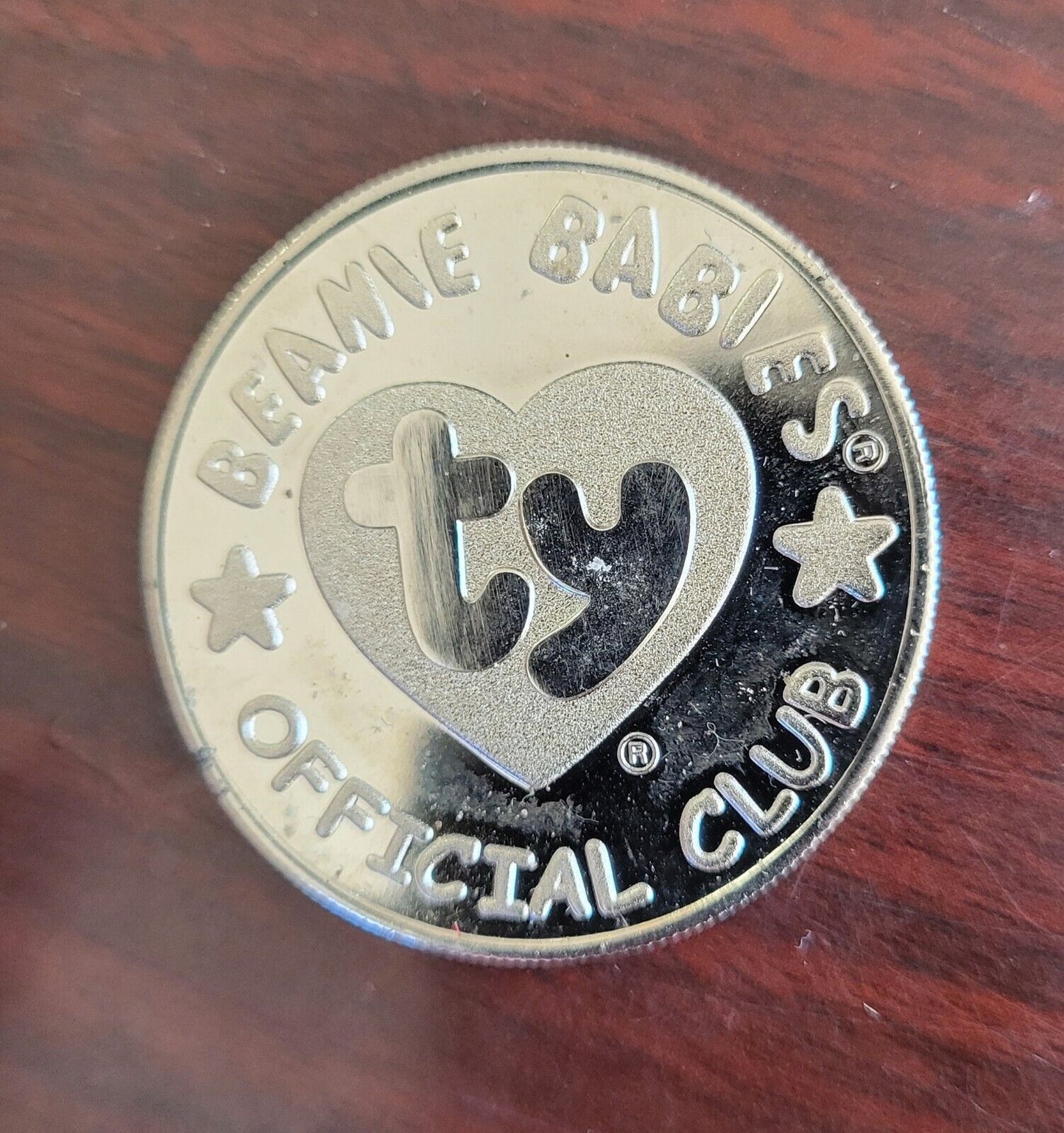1999 Beanie Babies Chocolate Original 9 Official Club Token Medal