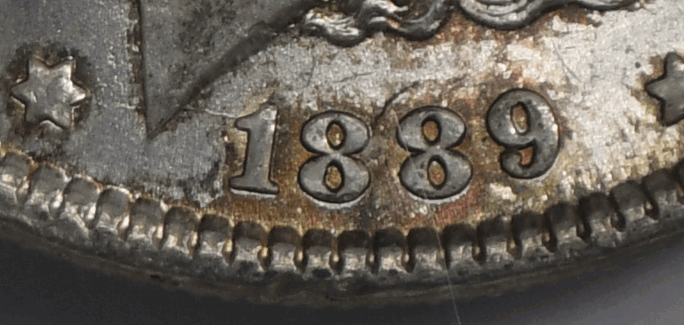 1889 $1 Morgan Silver Dollar MS62 NGC Uncirculated Philadelphia VAM 19A Bar Wing