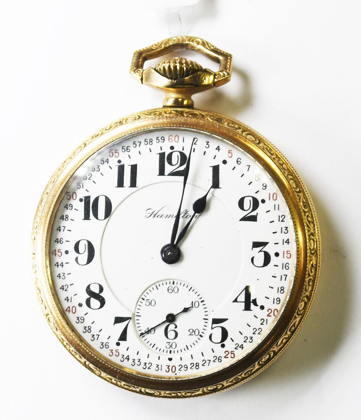 1921 Hamilton 992 Size 16 10k GF OF Pocket Watch 21j DR Montgomery Railroad