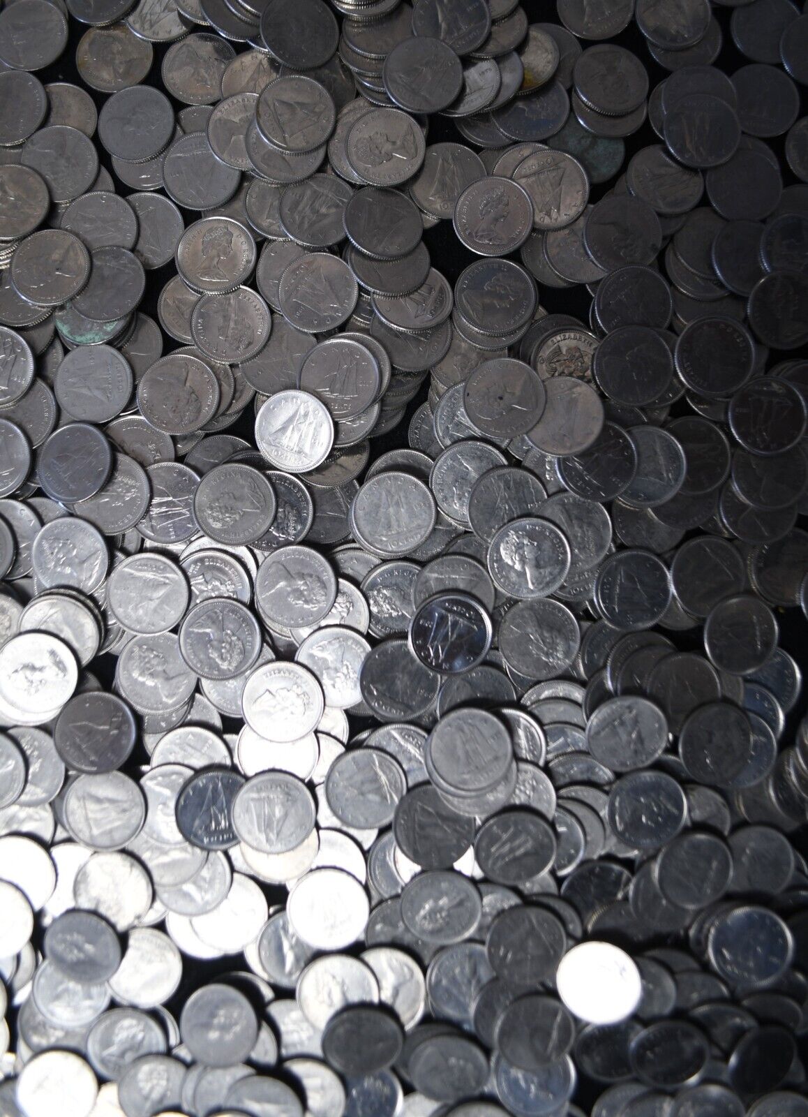 1230pc Canada 10c Ten Cents Lot $123 Face Value 1968-Present