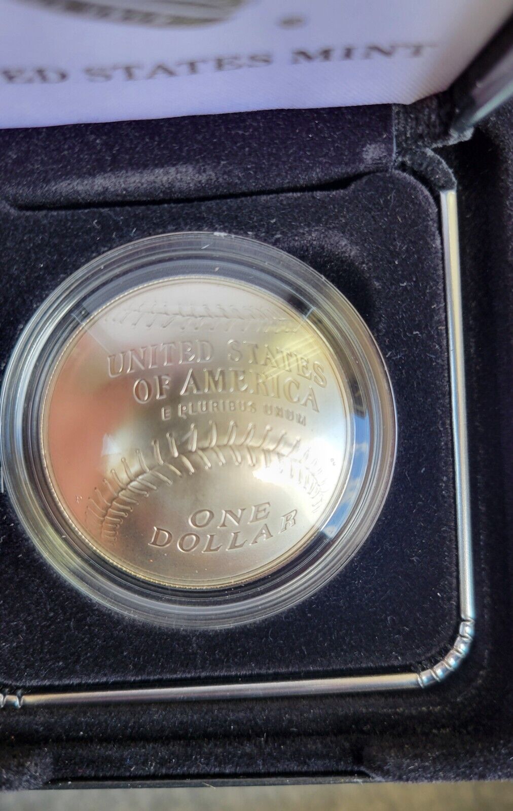 US Mint 2008, 09, 11, 14 Commemorative Silver $1 Eagle, Army, Lincoln, Baseball