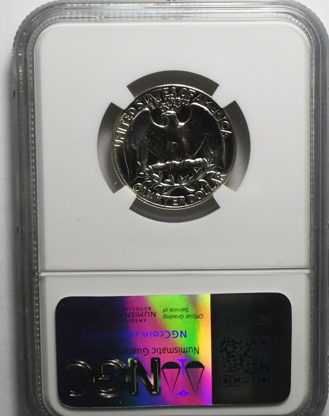 1957 25c Washington Proof Silver Quarter Dollar NGC PF66