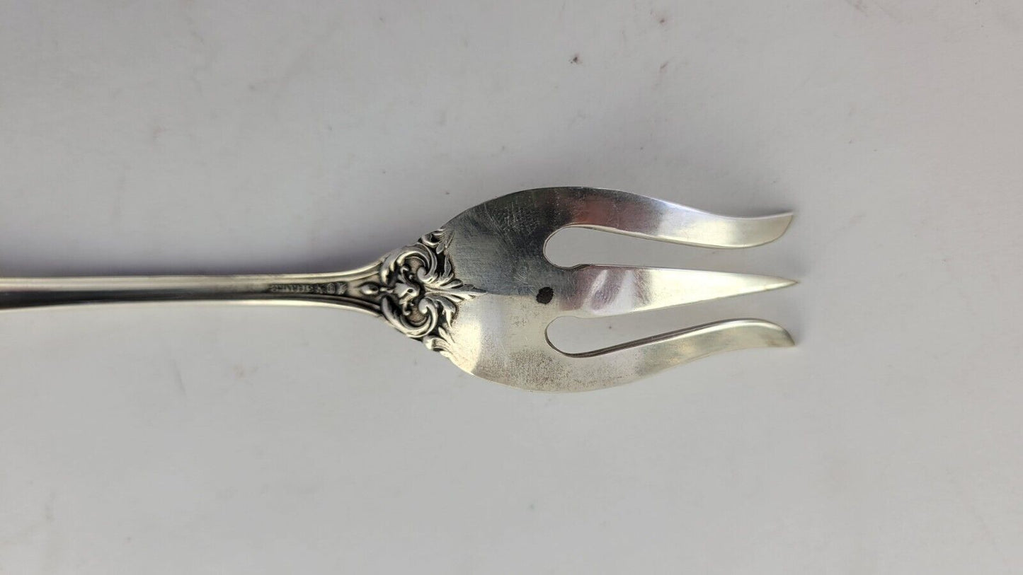 Reed & Barton Francis I Sterling 5 7/8" Short Handle Pickle/Olive Fork .78oz.