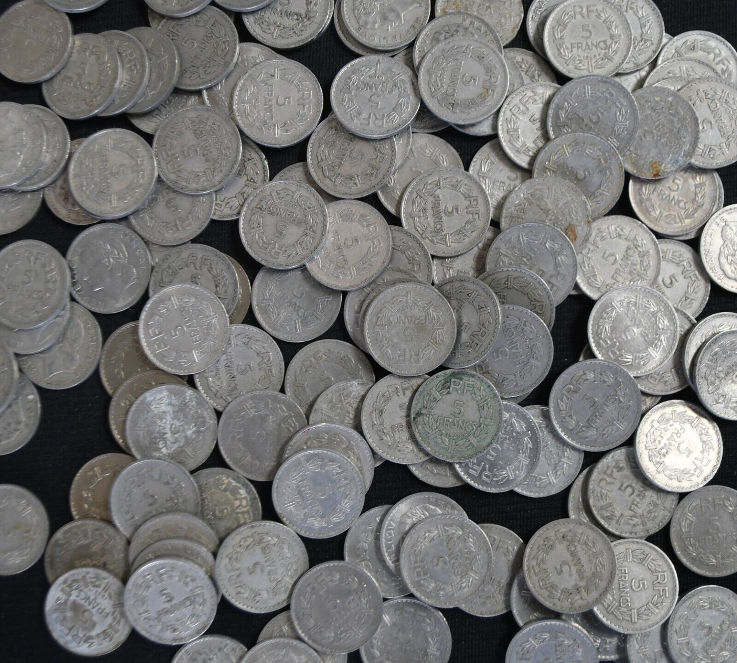 130pc France 5 Five Francs Coins Lot 1933-1950
