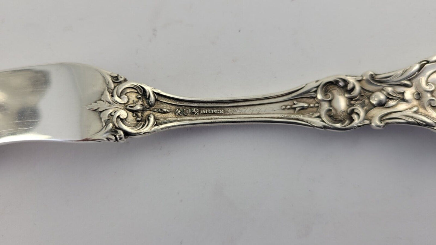 Reed & Barton Francis I Sterling 7 1/8" Flat Handle Master Butter Knife 1.7oz.