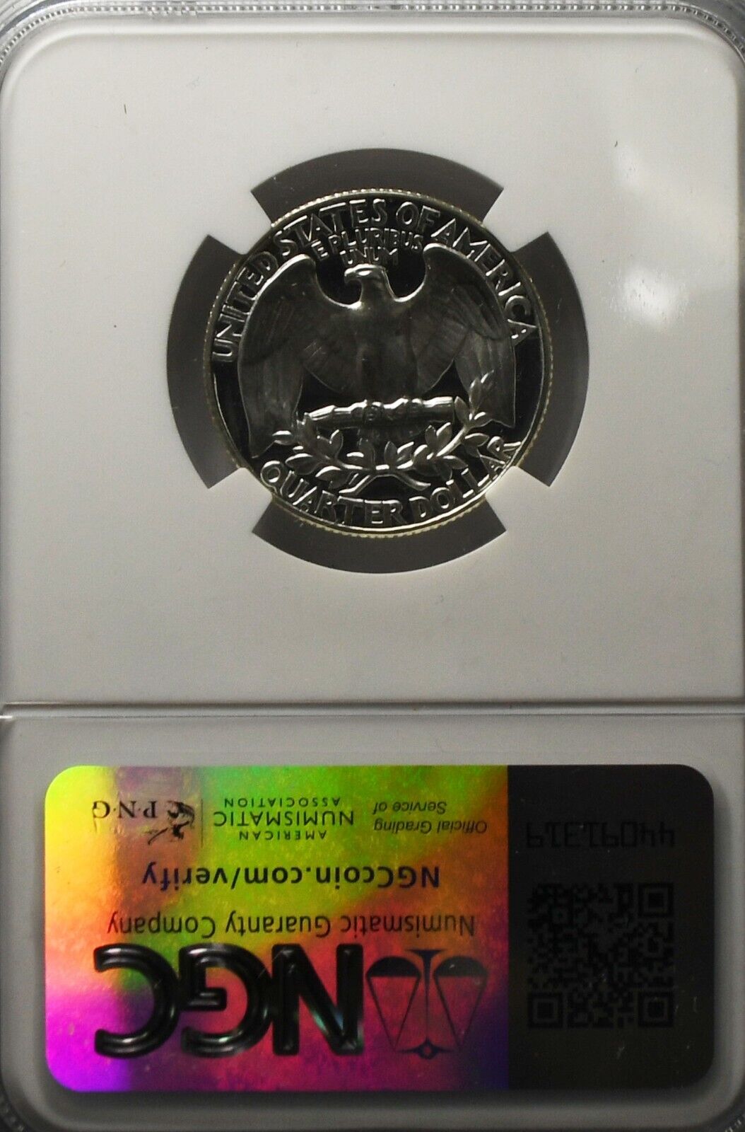 1960 25c Washington Proof Silver Quarter Dollar NGC PF66 Cameo