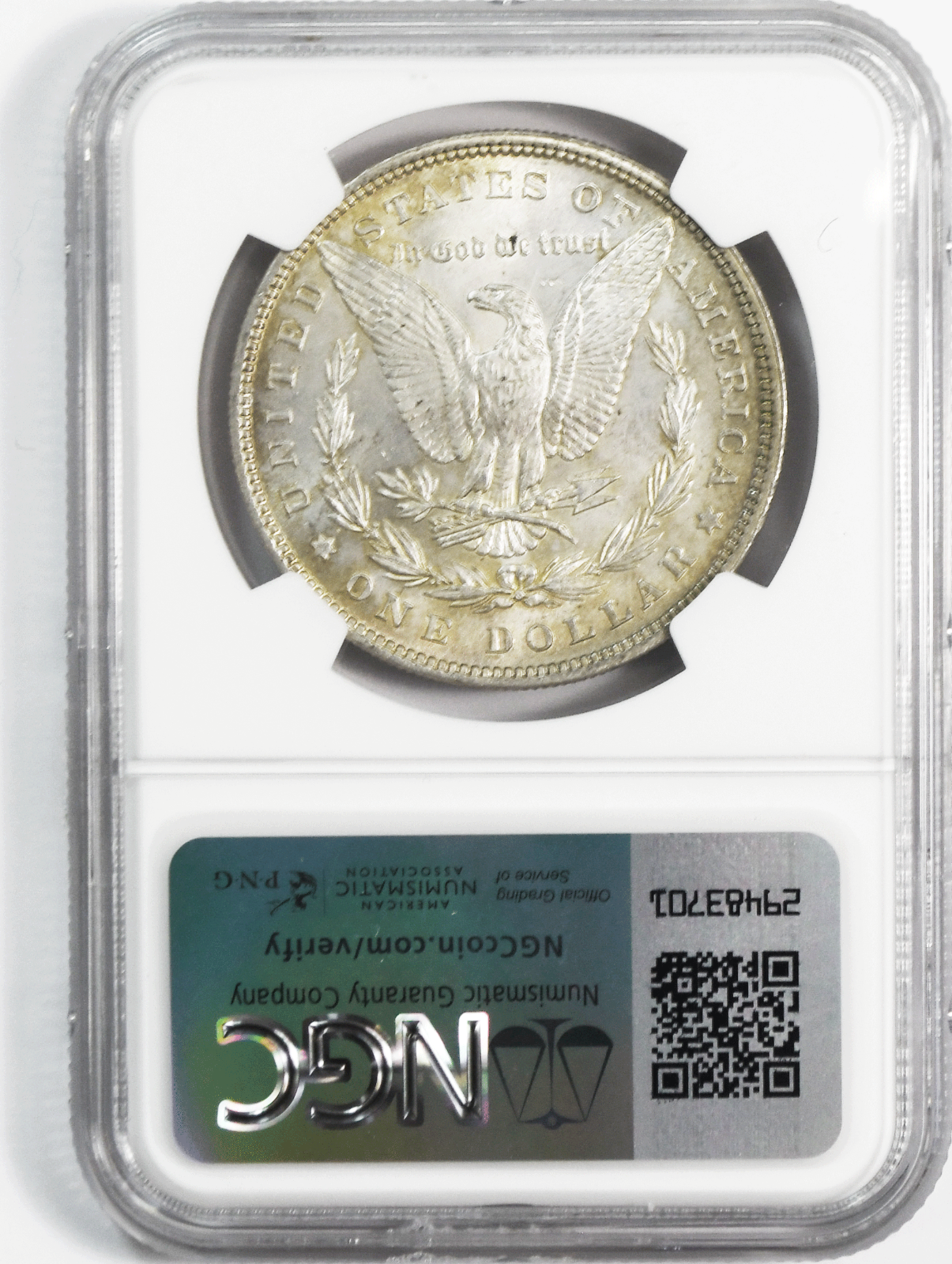 1879 $1 Morgan Silver Dollar MS62 NGC Uncirculated Philadelphia