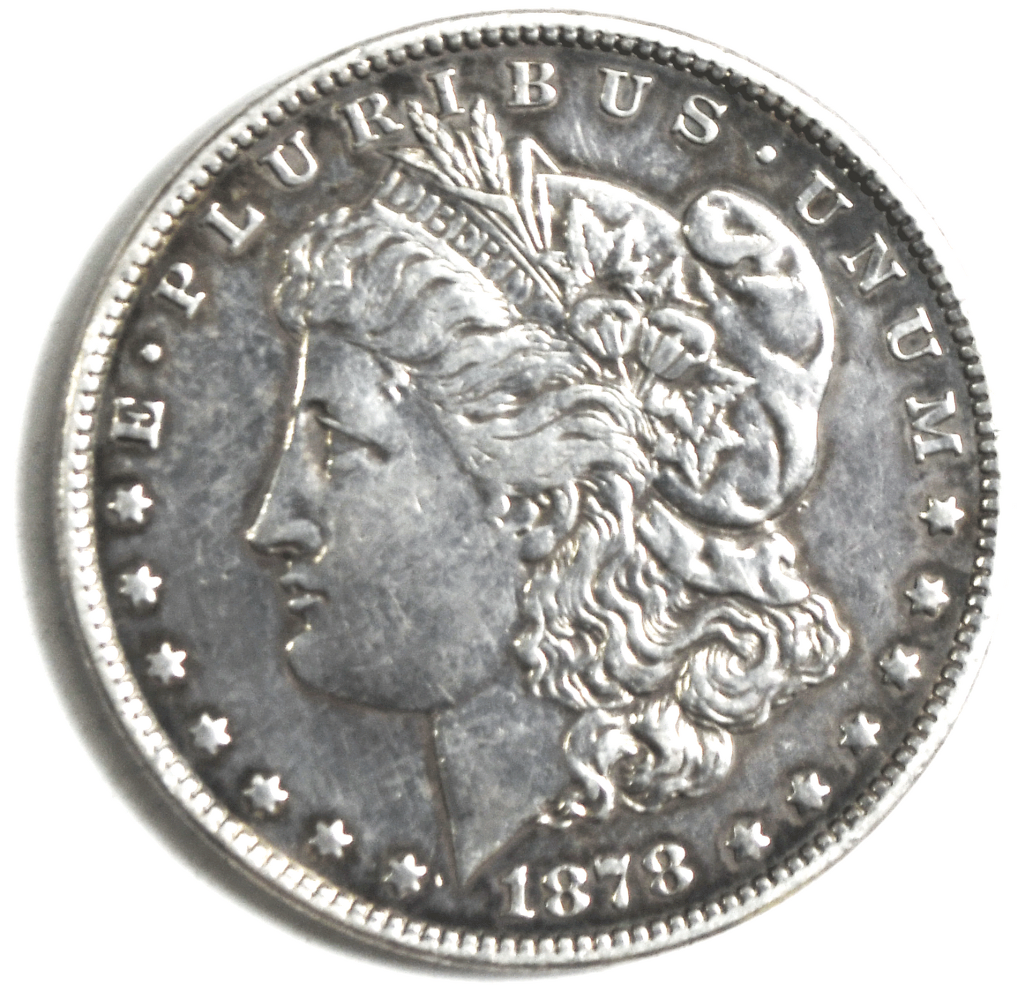 1878 7TF $1 Morgan American Silver One Dollar US Philadelphia VAM 222D