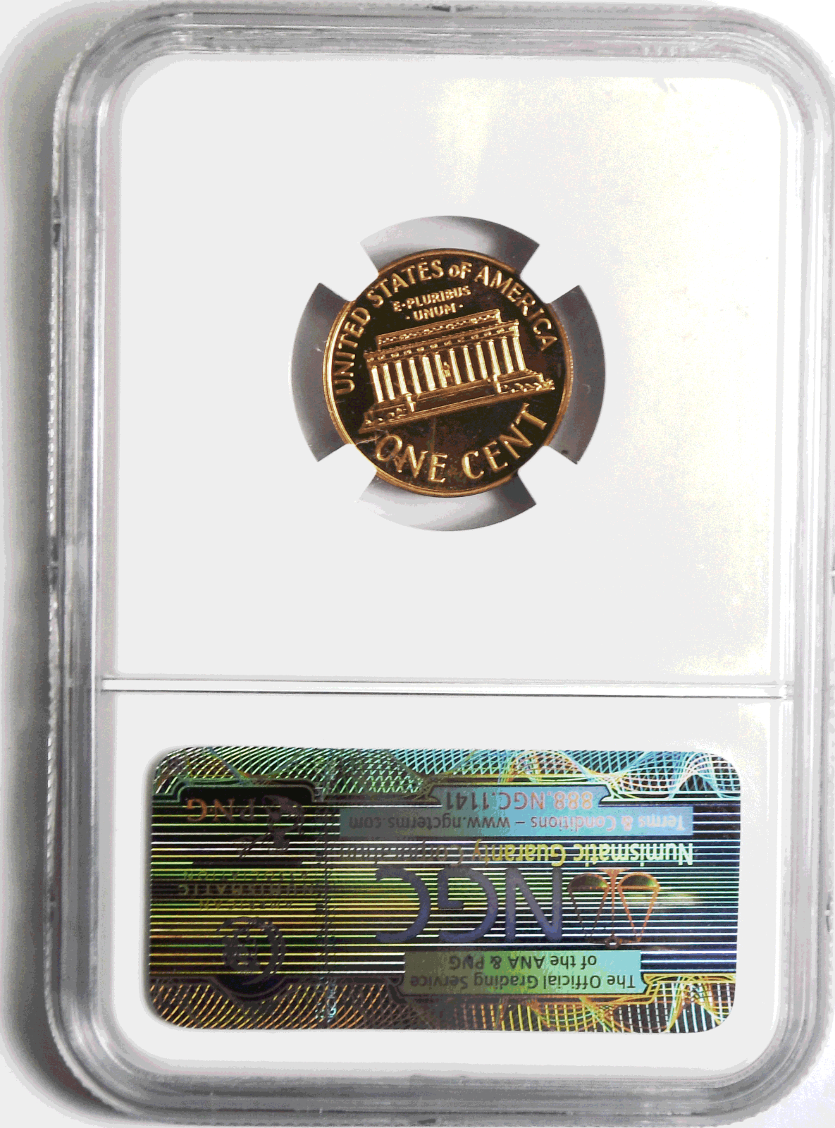 1962 1c Proof Lincoln Memorial Cent One Penny NGC PF67 RD Gem Unc