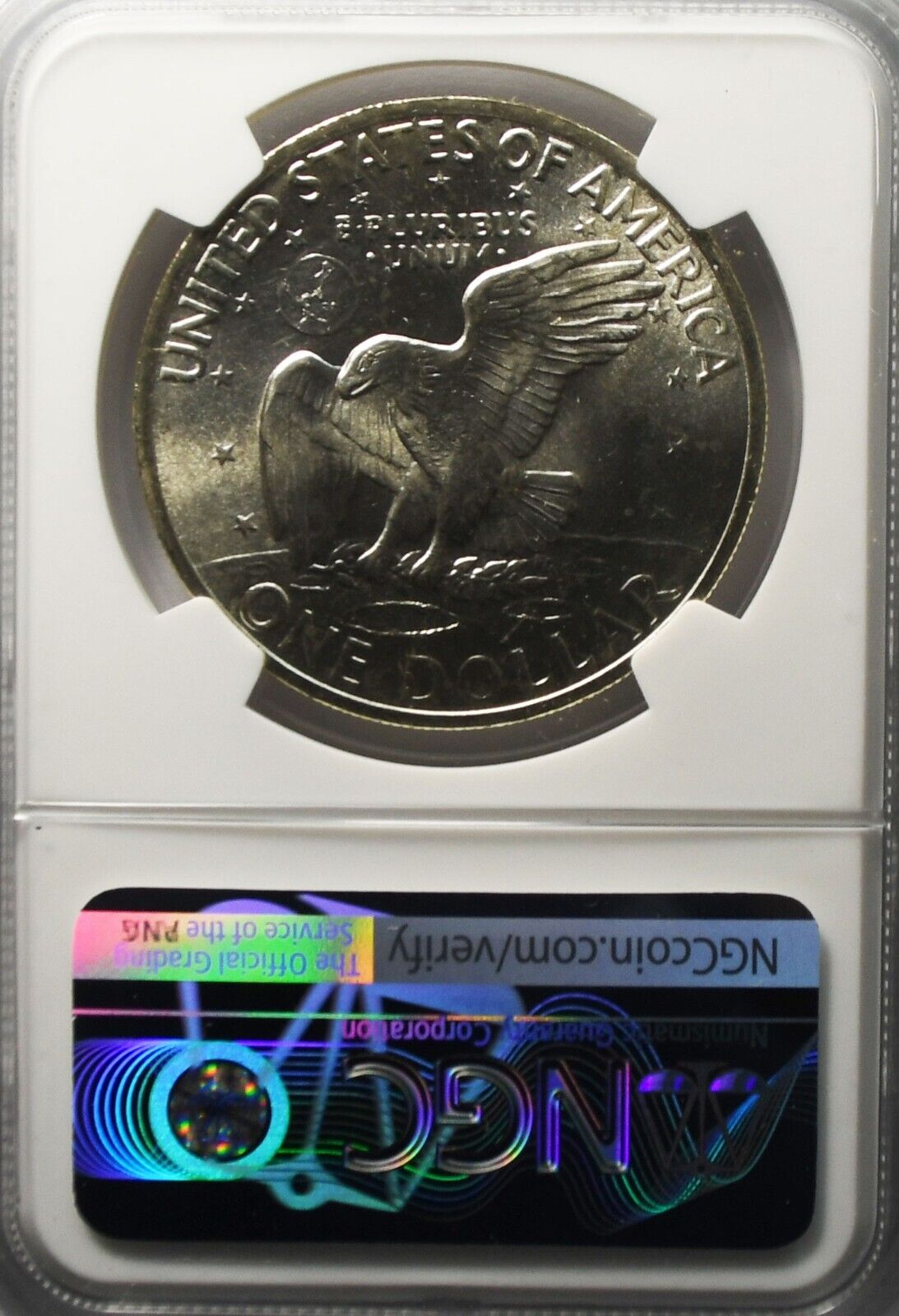 1971 S $1 Eisenhower Silver Dollar MS66 NGC Uncirculated San Francisco