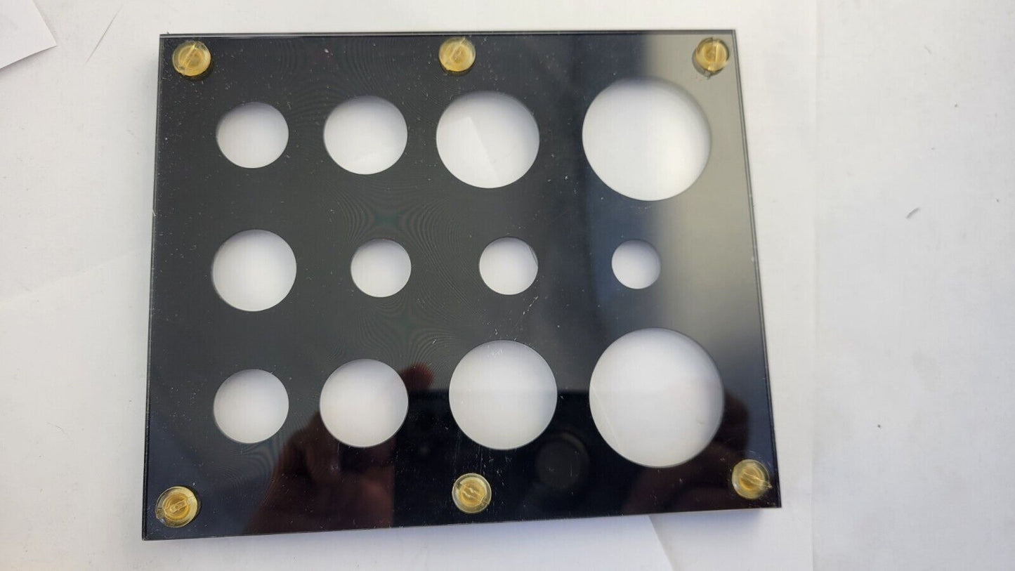 Capital Plastics  12pc. U.S. Gold Commemorative Coins Holder Black 423 w/Box