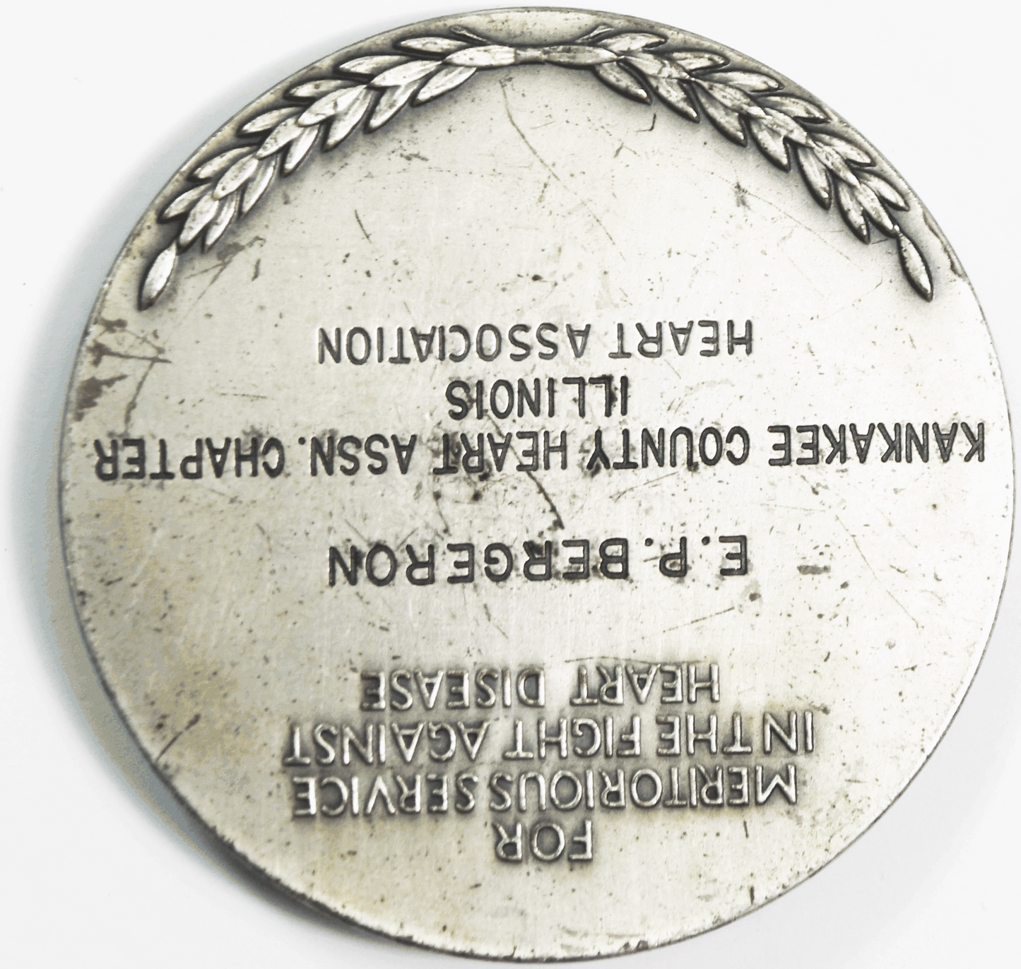 American Heart Association AHA For Meritorious Service Fight Heart Disease 63mm