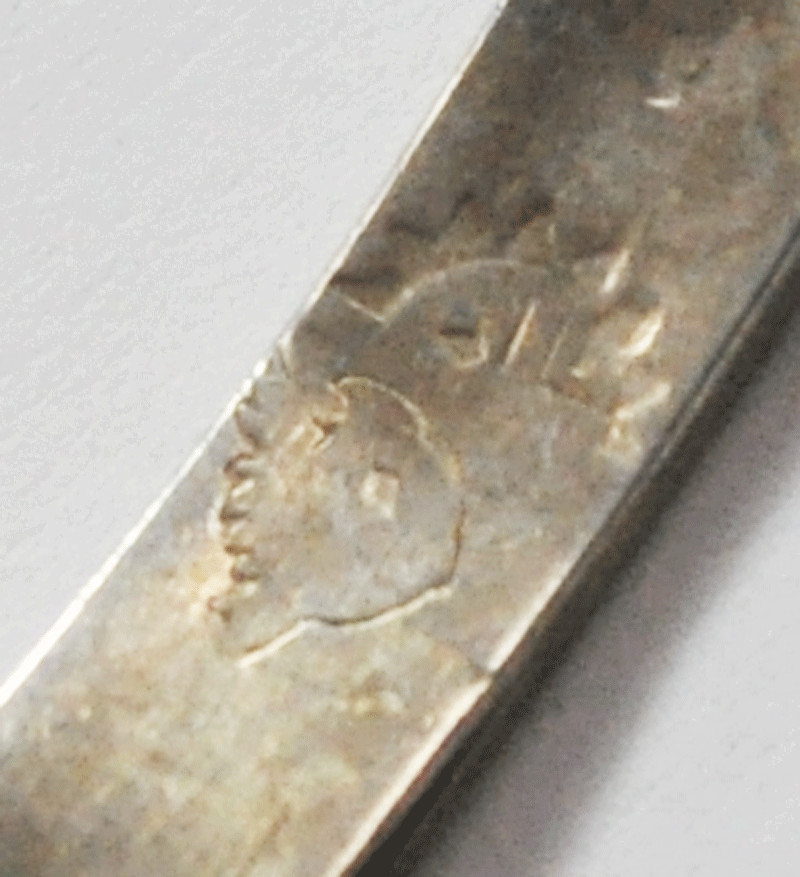 Sterling Wave 6mm Cuff Bracelet 5-3/4" Eagle Sun Maker Mark