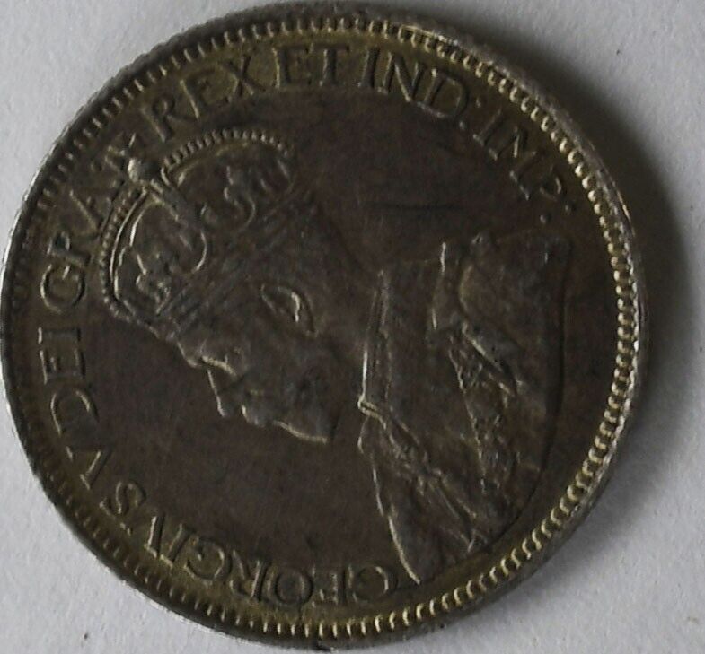 1917 Canada 10c Ten Cents Silver Coin Dime KM# 23