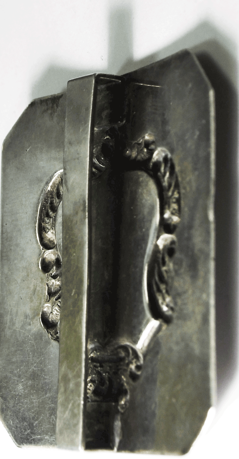 Sterling Silver Antique Canada Arms Eaton's Belt Buckle Octagon 2.25"