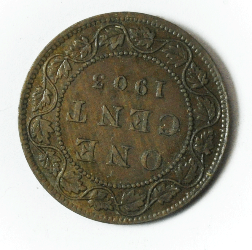 1903 1c Canada Large One Cent Penny KM#8 Bronze