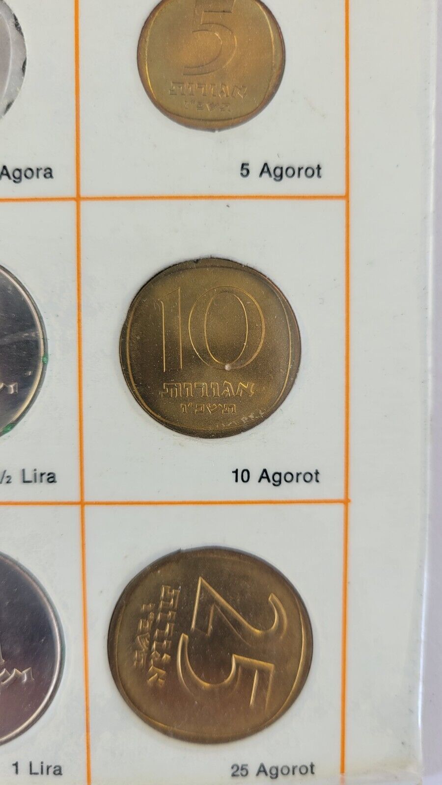 1966 Israel Proof-Like Issues Tel Aviv Mint 6 Coins Set Collection