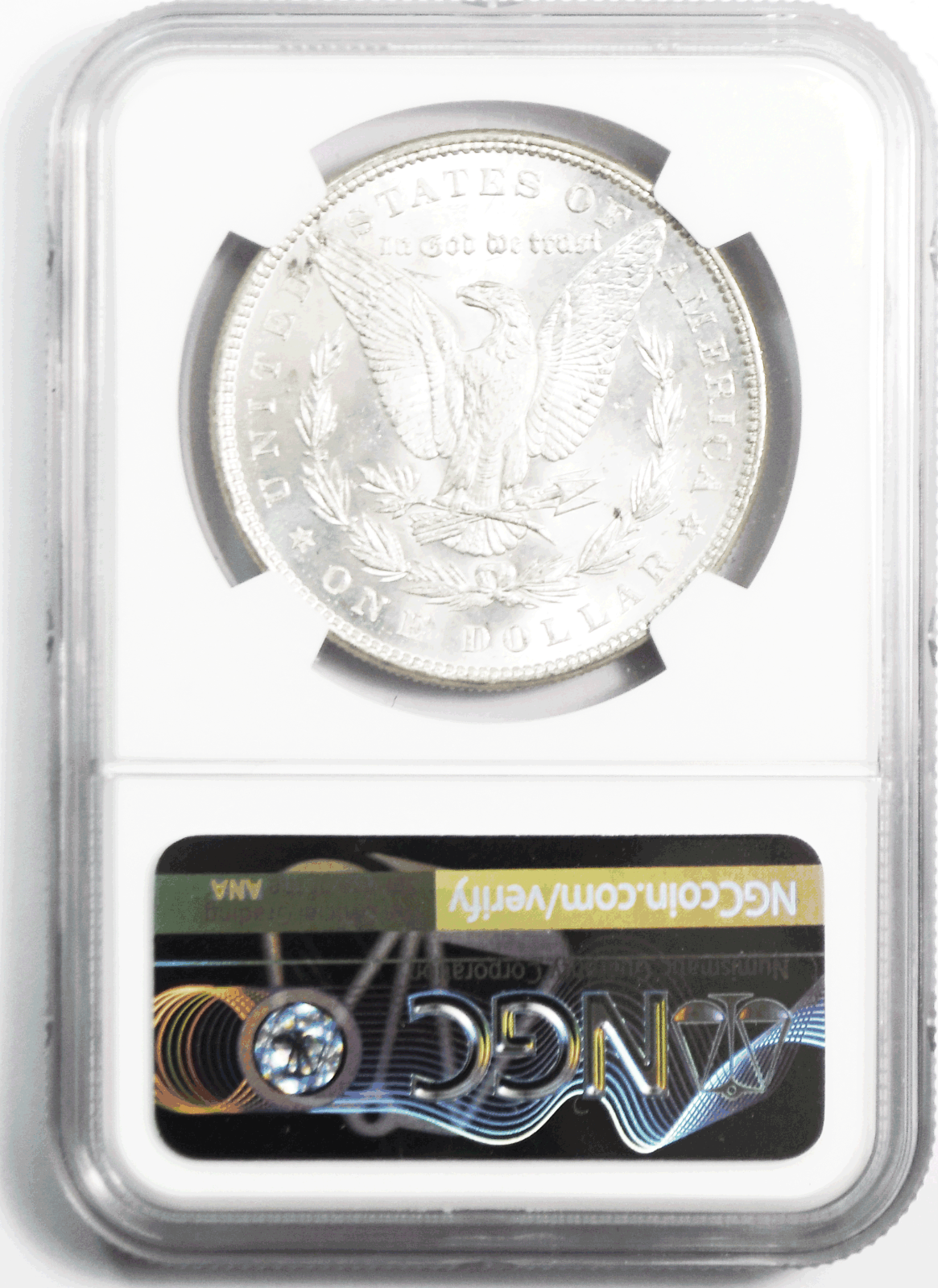 1886 $1 Morgan Silver Dollar MS63 NGC Uncirculated Philadelphia