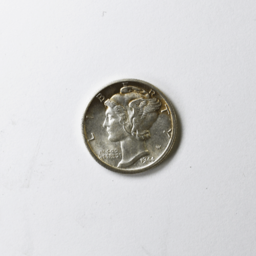 1944 D 10c Mercury Silver Dime Rare Ten Cents Denver Uncirculated