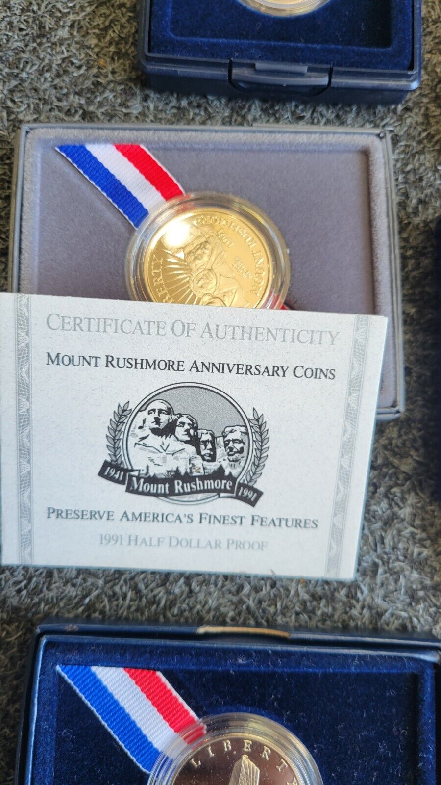 US Mint 1986, 03, 91, 82, 08, 99, 11, Commemorative Coin Set Army, Ellis, Susan