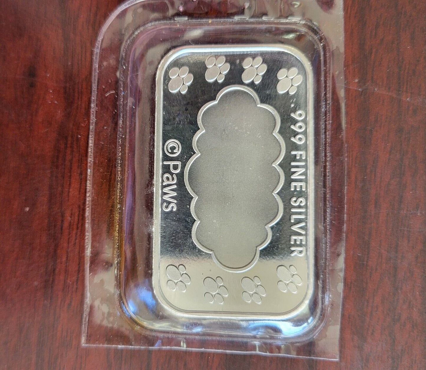 1997 Garfield Christmas Stocking. 999 Fine Silver Bar 1oz. From Paws