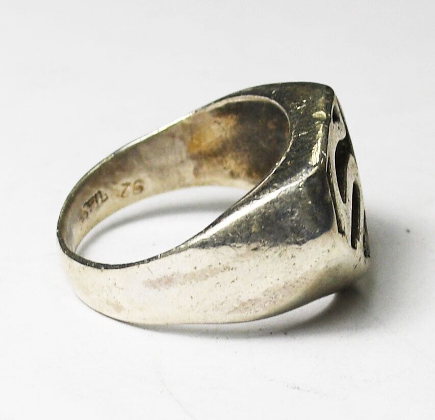 Sterling Silver Uni Silv S Superman Ring 13mm Size 7