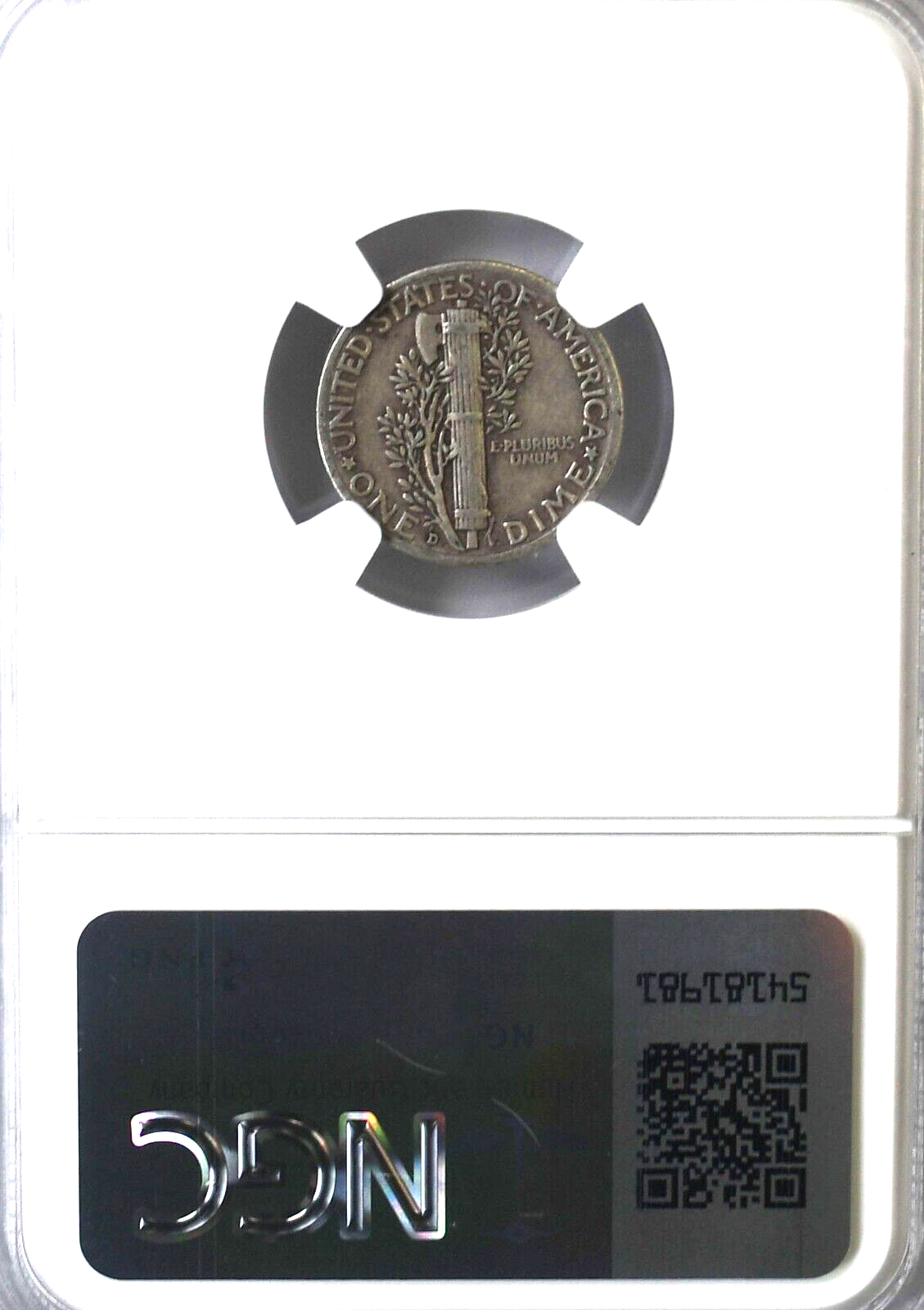 1942/1 D 10c Mercury Silver Dime Rare Ten Cents Denver NGC XF45 FS-101