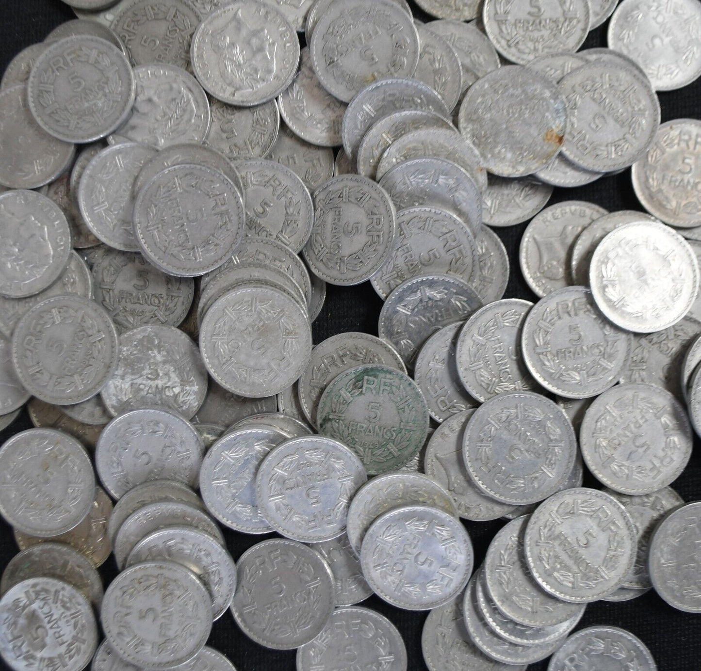 130pc France 5 Five Francs Coins Lot 1933-1950