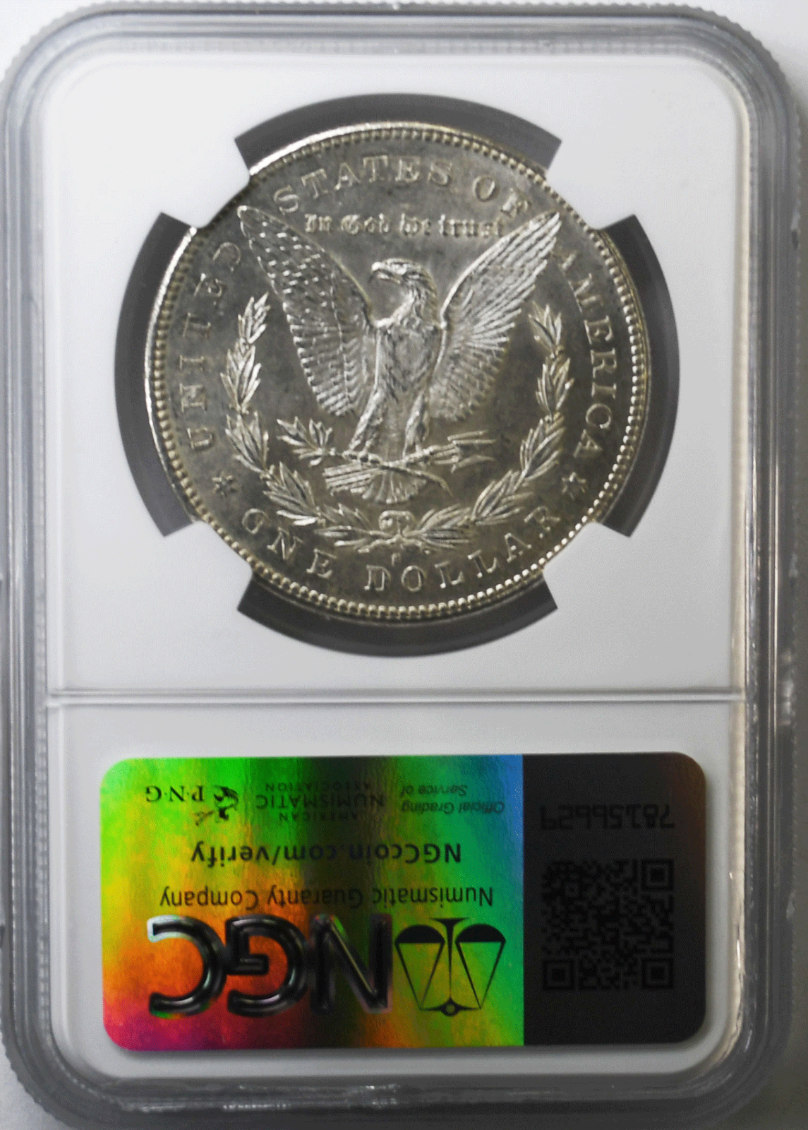 1878 S $1 Morgan Silver Dollar MS61 NGC Uncirculated Philadelphia
