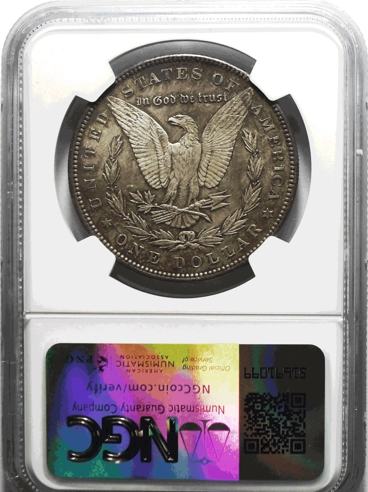 1889 $1 Morgan Silver Dollar MS61 NGC Uncirculated Philadelphia