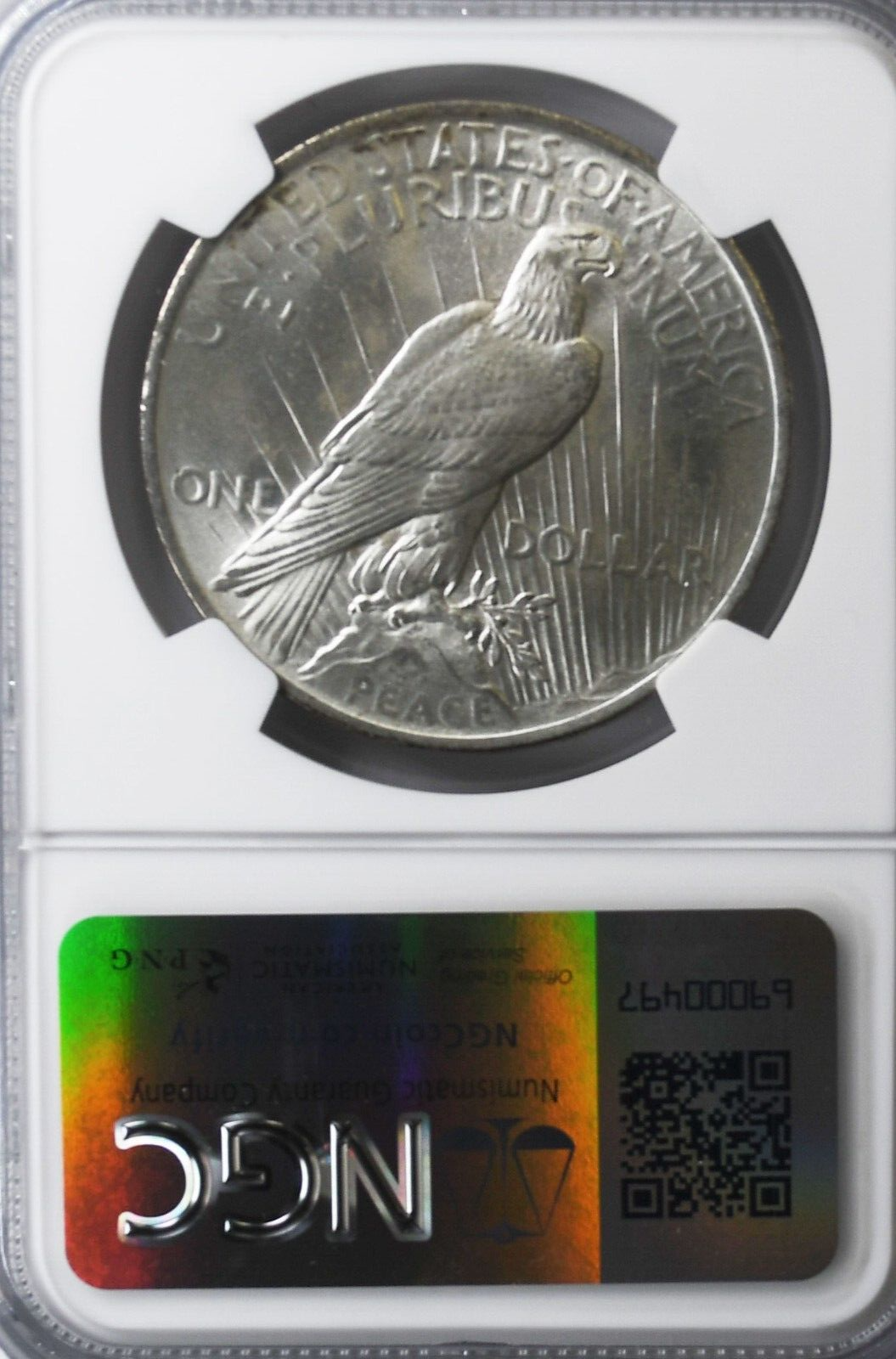 1922 $1 Peace Silver One Dollar US NGC MS64 Philadelphia
