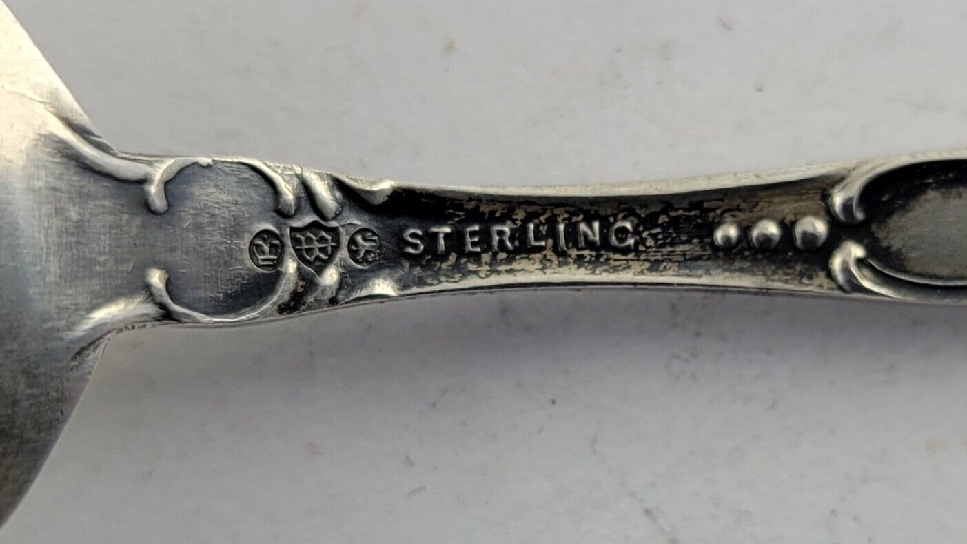 Kansas State Sterling Silver 5 3/8" Souvenir Spoon by Watson .54oz.