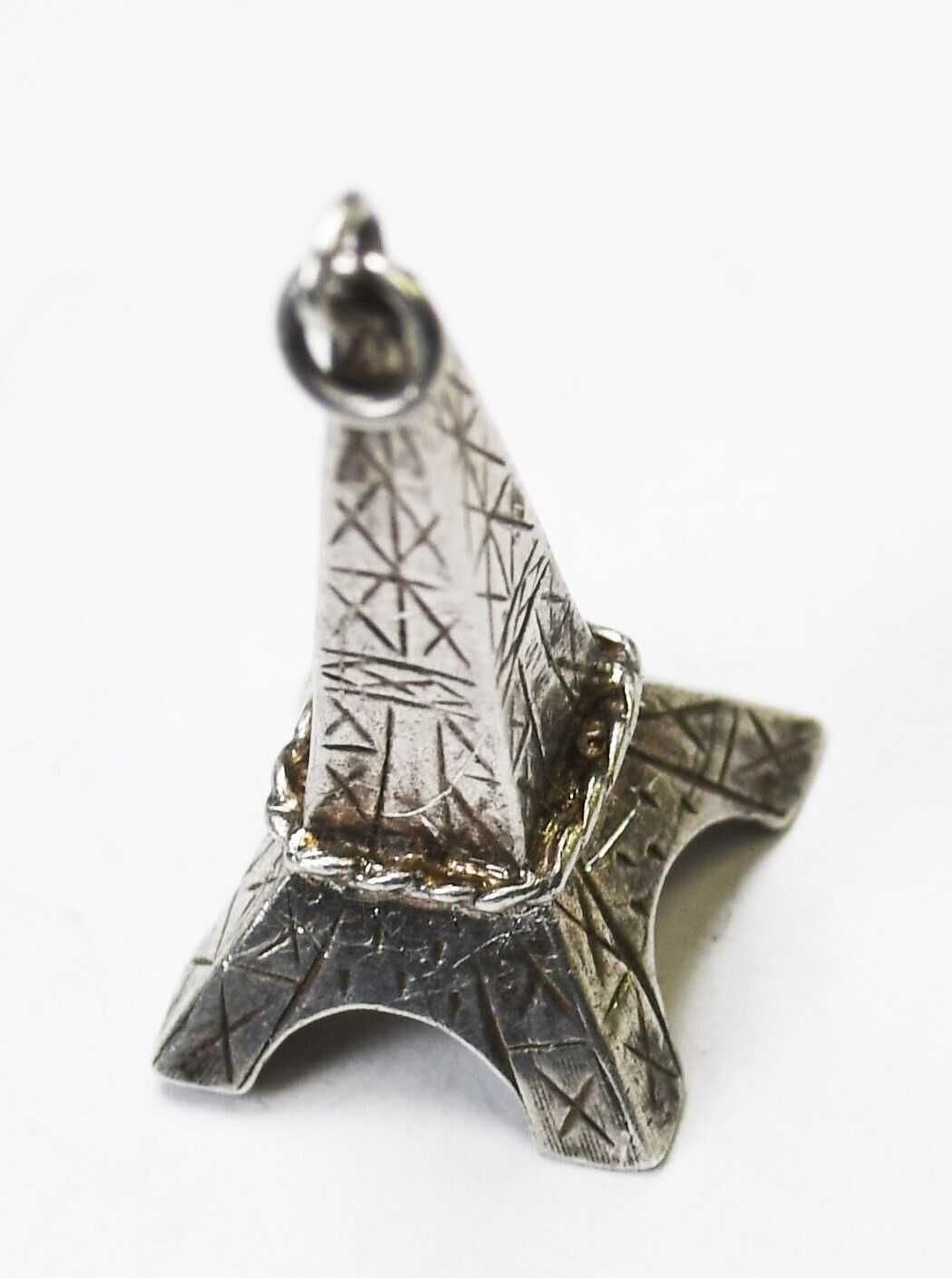 Sterling Silver Lancôme Paris Eiffel Tower Pendant 35mm x 17mm