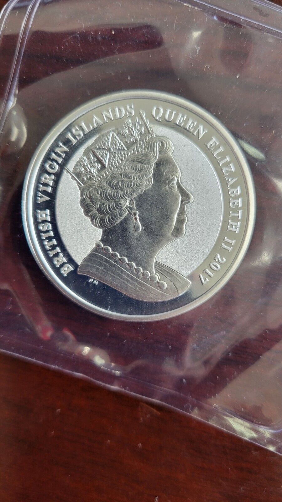 2017 John F Kennedy British Virgin Islands 1oz. .999 Fine Silver Commemorative