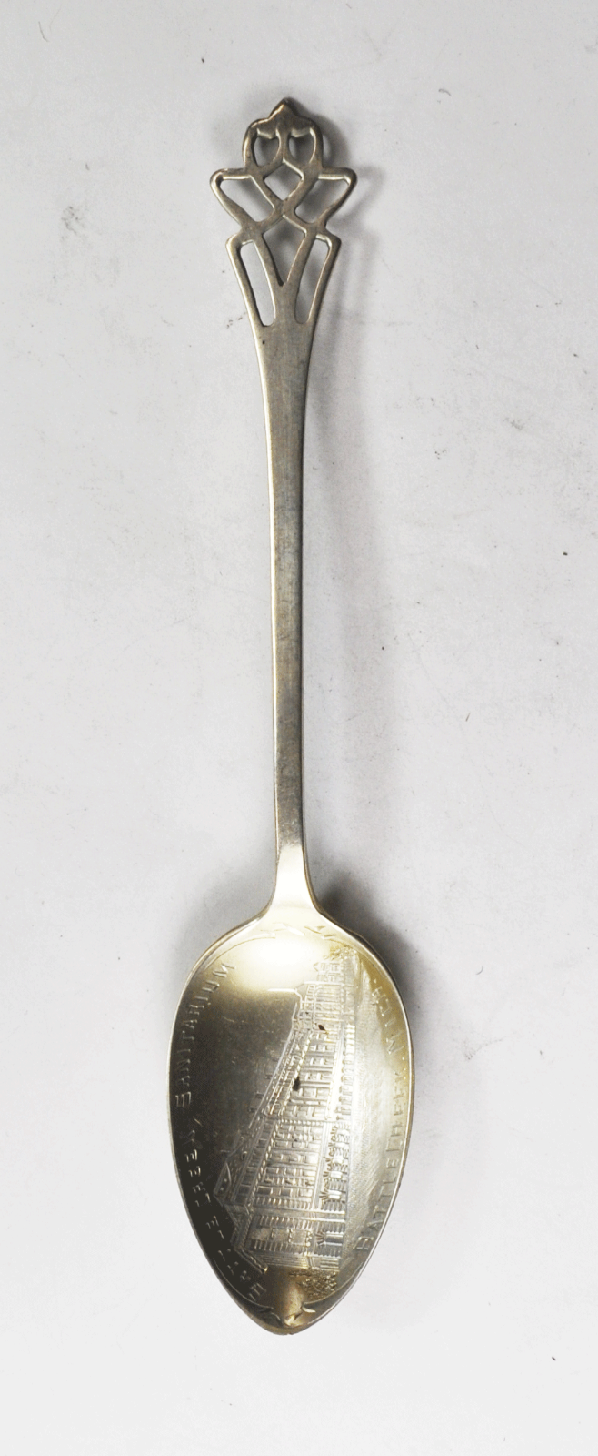 Sterling Lunt Pynchon Souvenir Tea Spoon Battle Creek Sanitarium Michigan 5-3/8"
