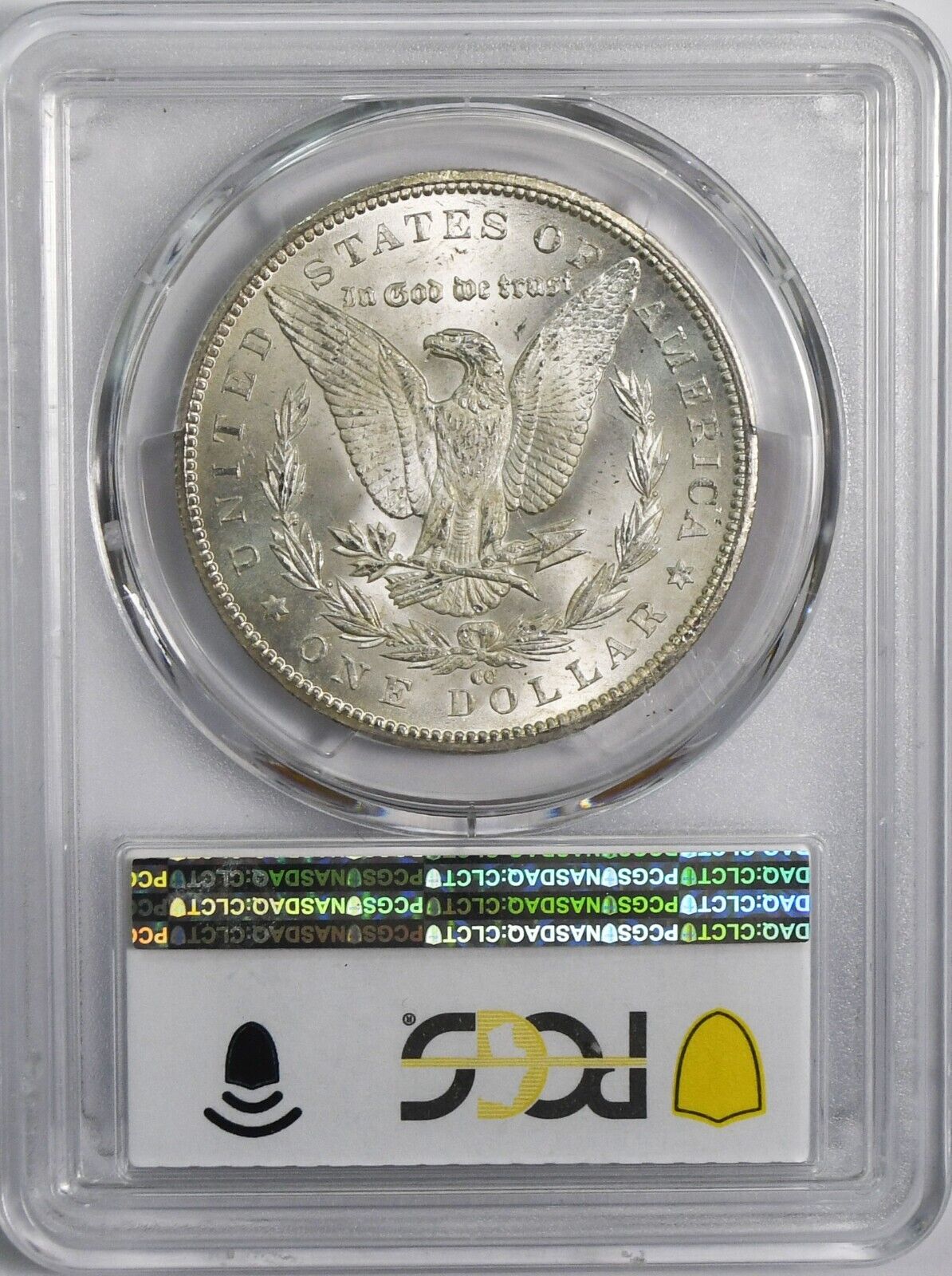 1884 CC $1 Morgan Silver One Dollar MS63 PCGS Uncirculated Carson City GSA