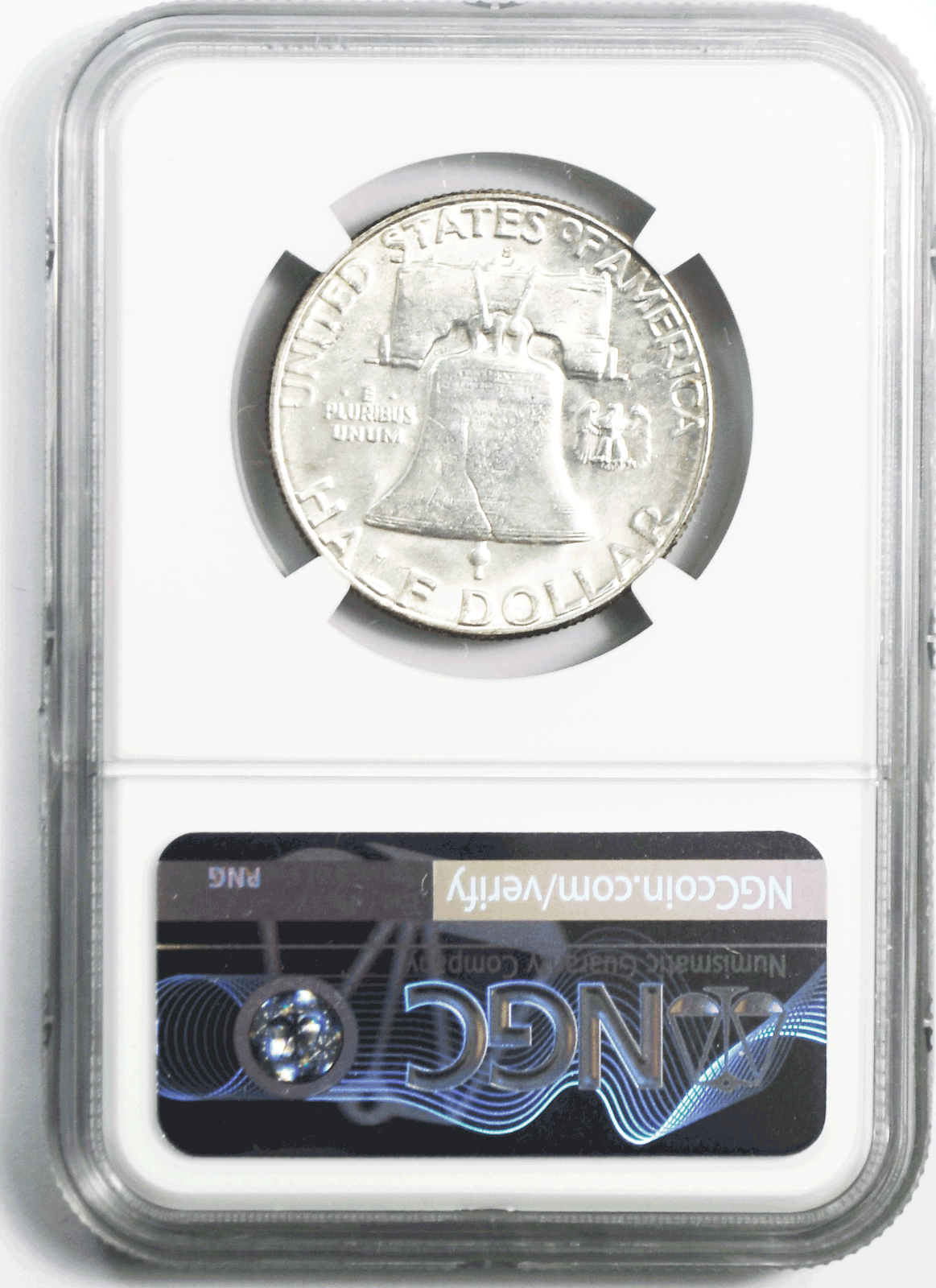 1954 S 50c Franklin Silver Half Dollar Fifty Cents NGC MS64 San Francisco