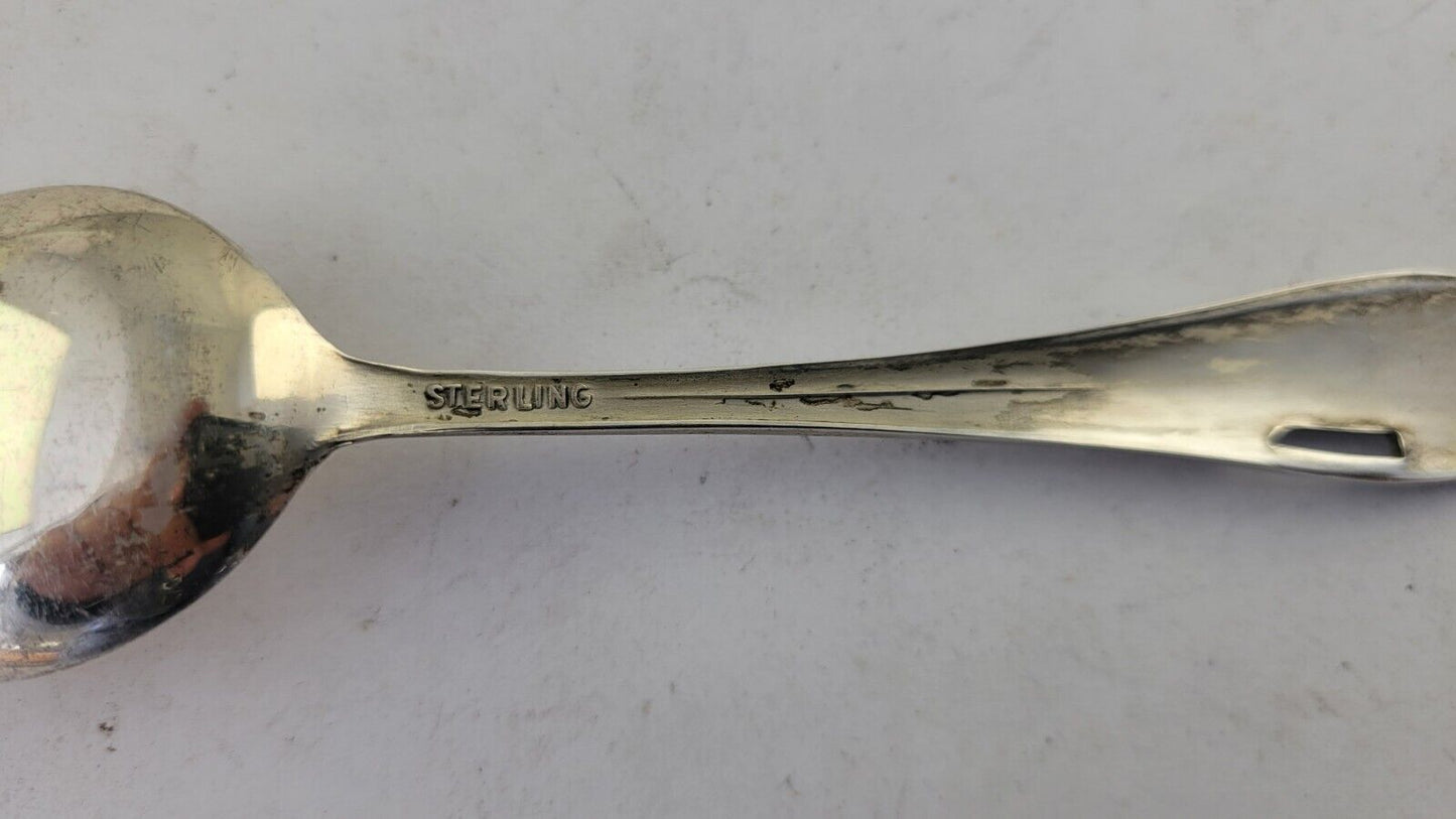 Arkansas State Sterling 5 5/8" Souvenir Spoon by Watson .65oz. Native American