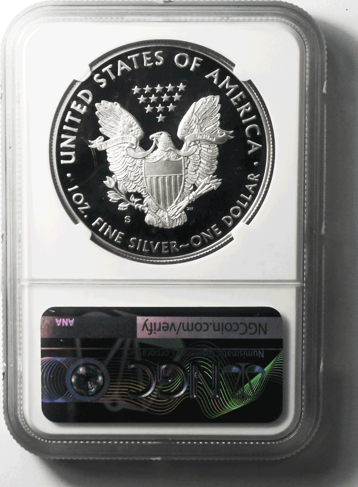 2020 S $1 American Proof Silver Eagle 1oz Fine Coin NGC PF69 Ultra Cameo