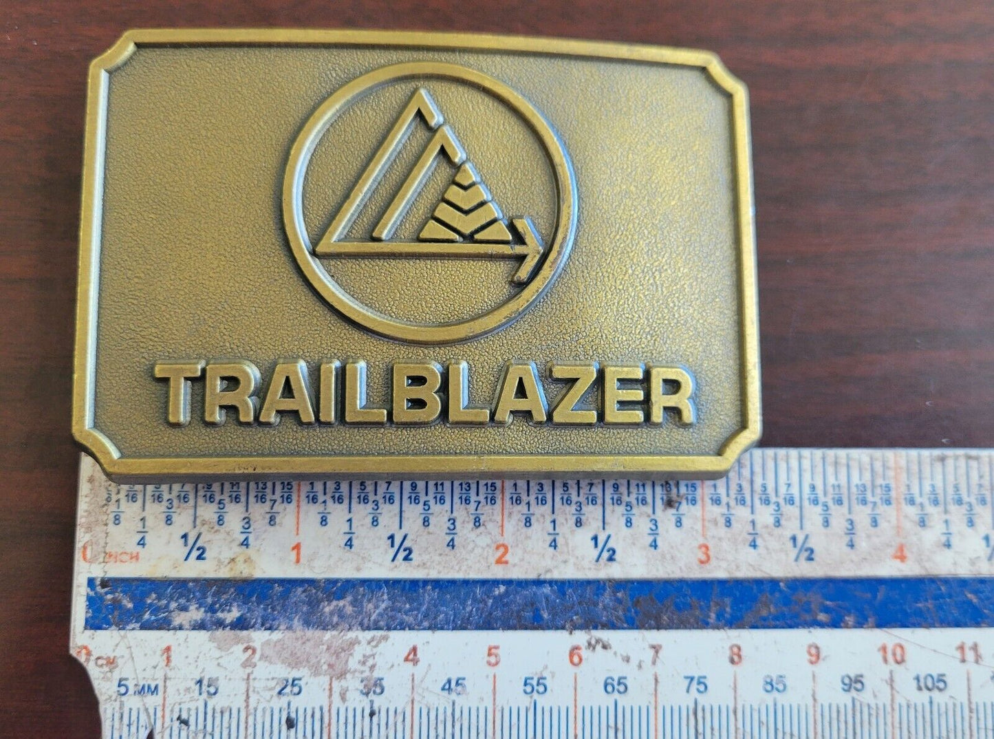 TRAILBLAZER Company Belt Buckles Solid Brass 3 1/4"x 2 1/8"