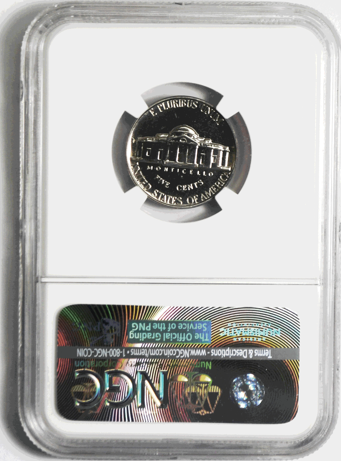 1963 5c Jefferson Nickel NGC Five Cents PF67 Proof