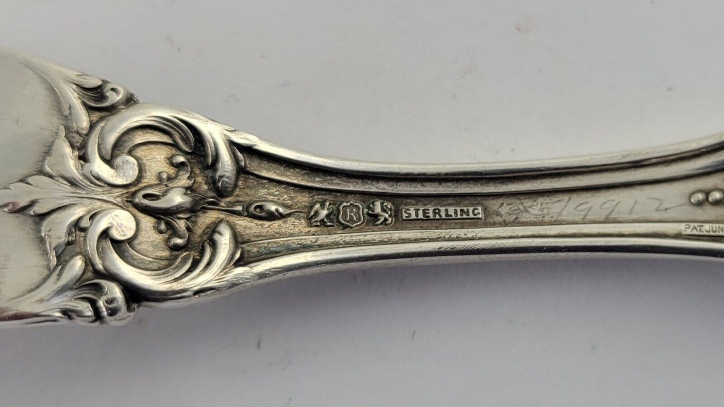 Reed & Barton Francis I Sterling 7 1/8" Flat Handle Master Butter Knife 1.7oz.