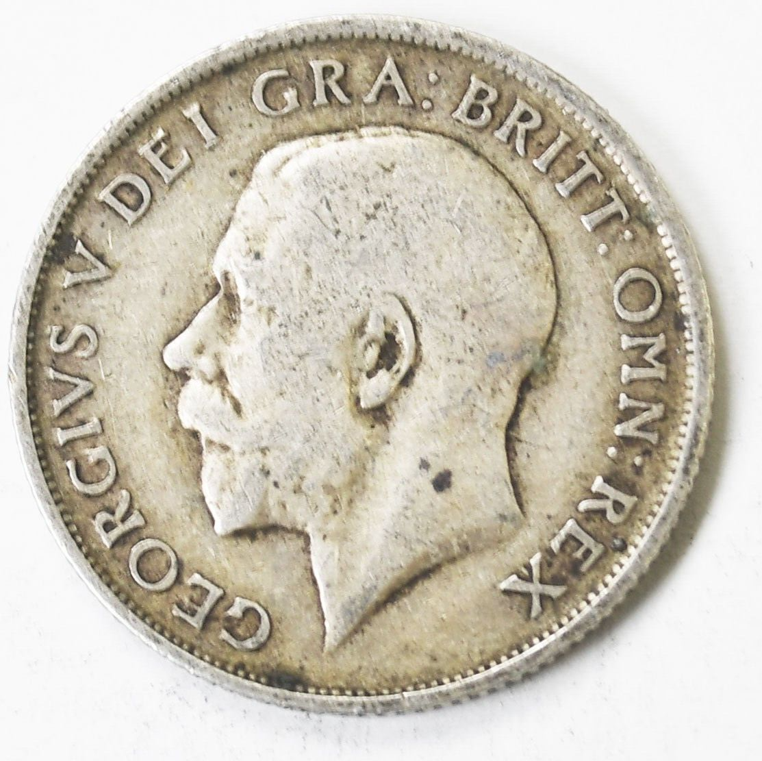 1912 Great Britain One Shilling Silver Coin KM# 816