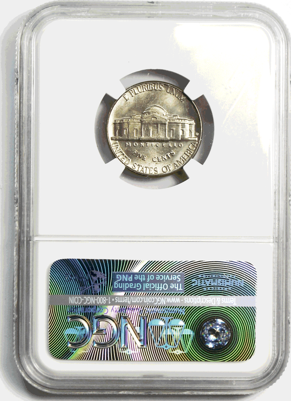 1958 D 5c Jefferson Nickel NGC MS64 BU Denver Five Cents