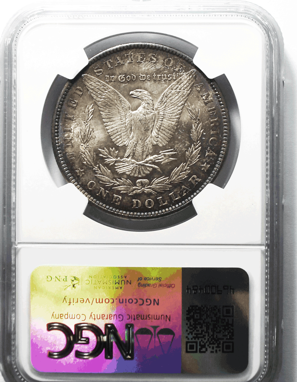 1887 $1 Morgan Silver Dollar MS61 NGC Uncirculated Philadelphia
