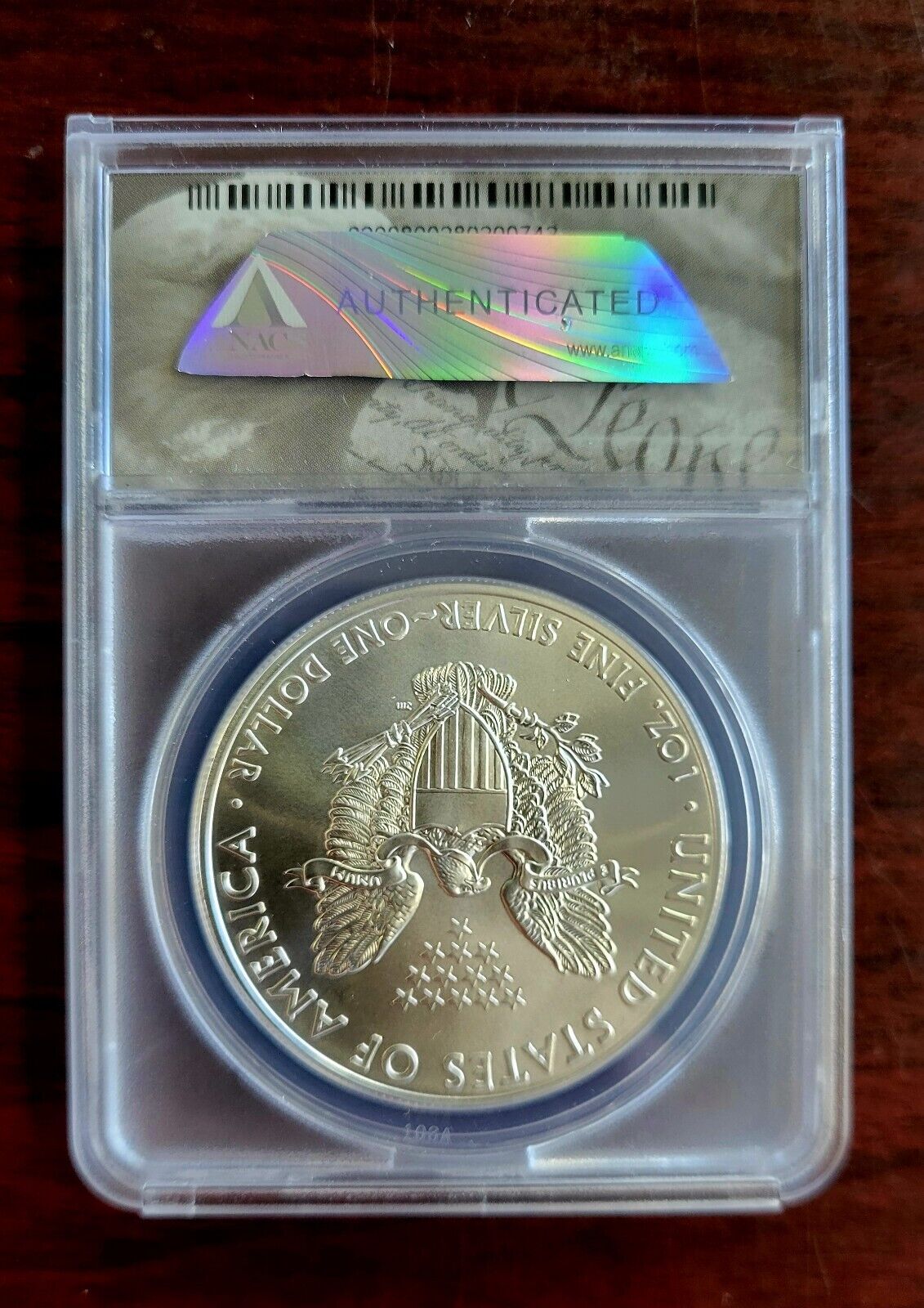 2013 (P) $1 American Silver Eagle ANACS MS69 Silver Dollar .999 Fine Silver 1oz.