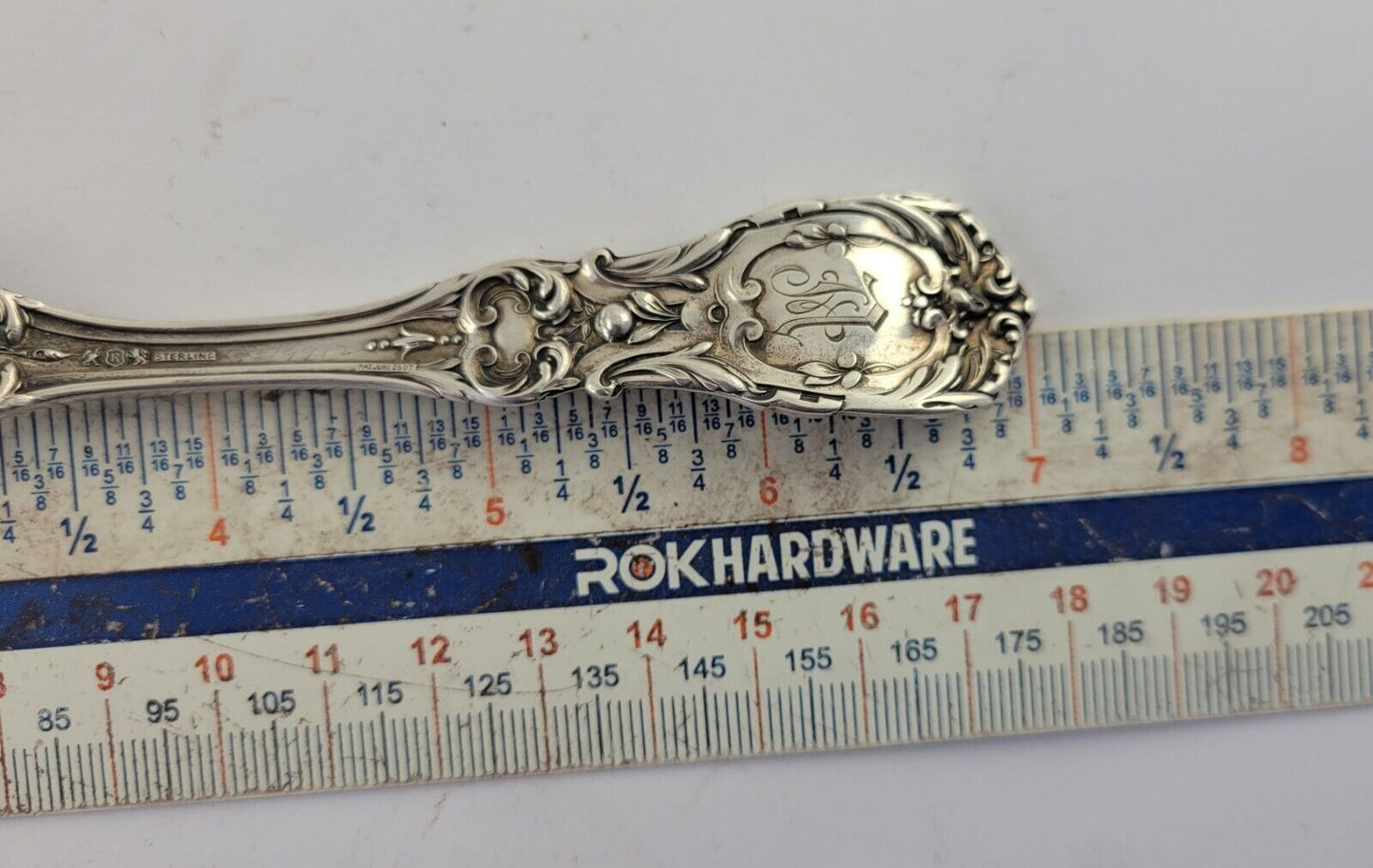 Reed & Barton Francis I Sterling 7 1/8" Flat Handle Master Butter Knife 1.7oz.