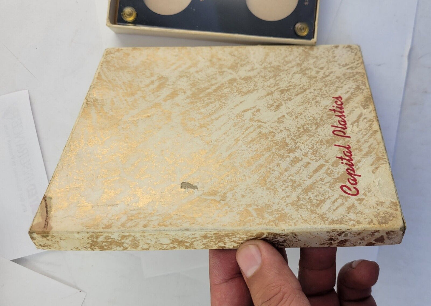 Capital Plastics  12pc. U.S. Gold Commemorative Coins Holder Black 423 w/Box