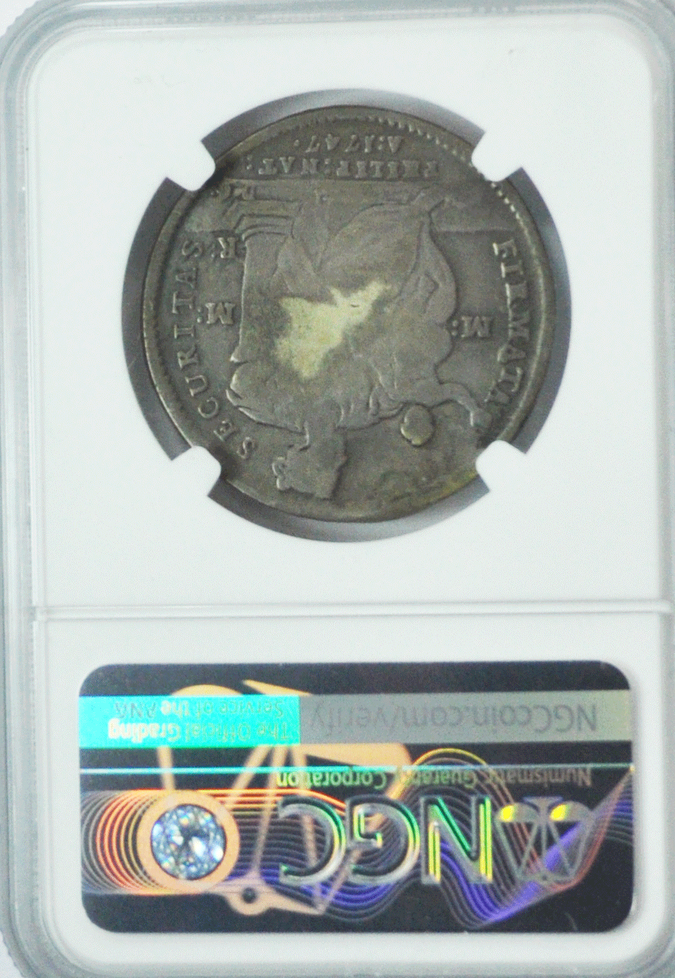 1747 MMR Italian States Naples Sicily 60 Grana KM# 148 NGC Good Details