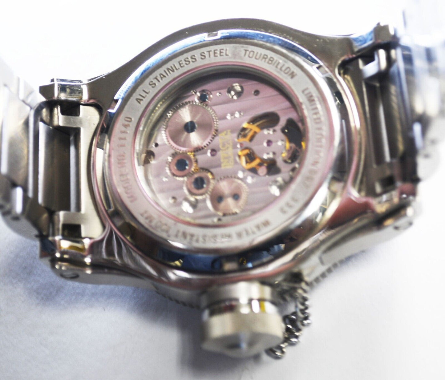 Invicta 11140 Russian Diver LE Manual Skeleton Octopus 52mm Stainless Tourbillon